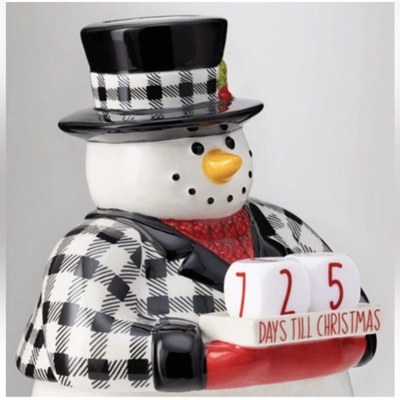 Count Down The Days Christmas Snowman Scentsy Warmer - Picture 4 of 5